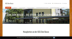 Desktop Screenshot of ggs-don-bosco.de